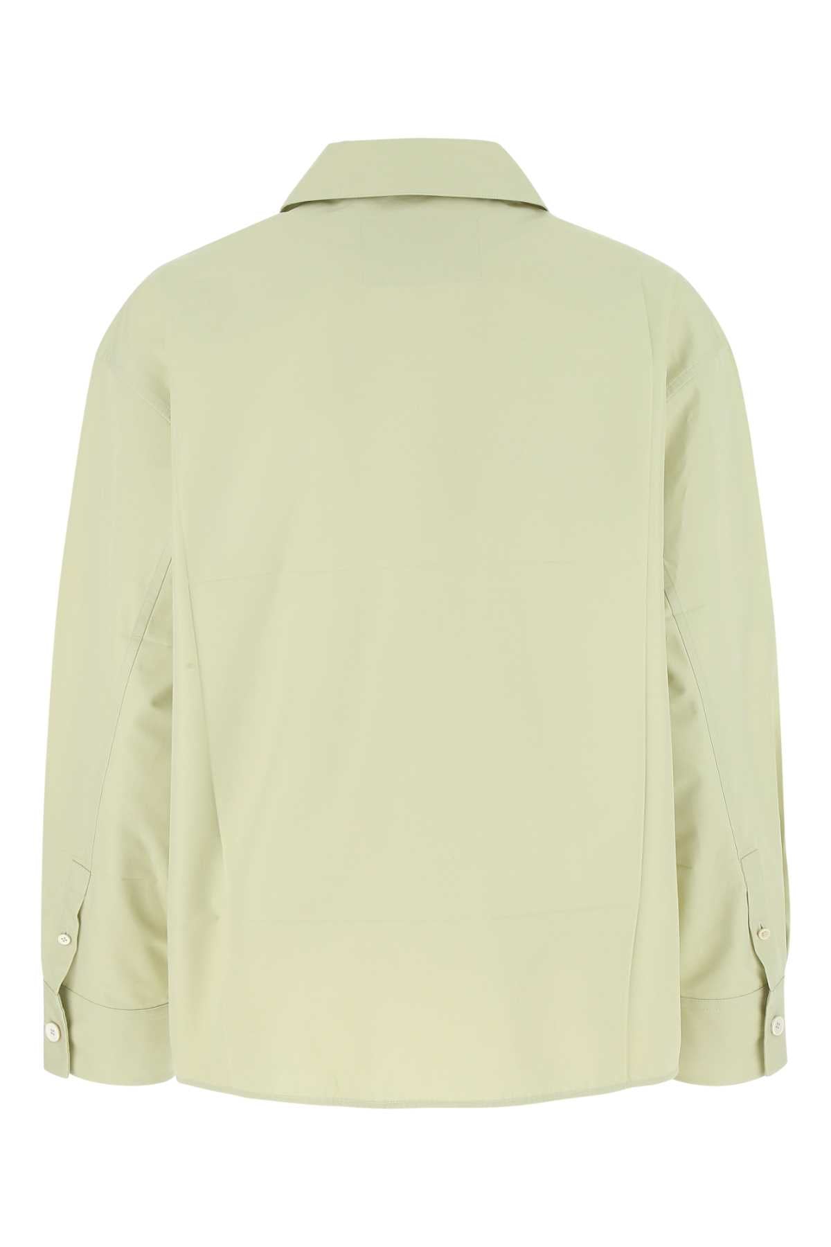 JIL SANDER Oversize Poplin Shirt - Pastel Green