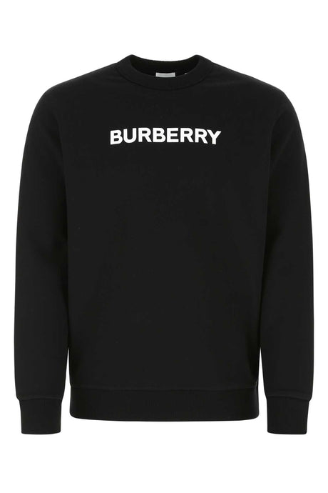 BURBERRY Classic Black Cotton Sweatshirt for Men