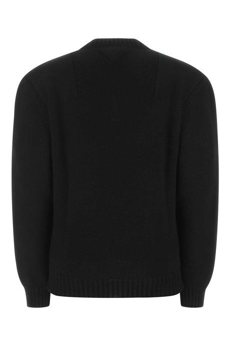 PRADA Classic Black Wool Sweater for Men