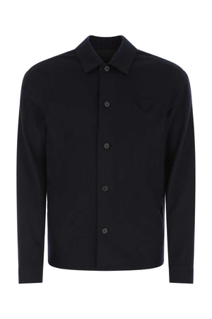 PRADA Classic Wool and Cashmere Shirt for Men - Perfect for 2024