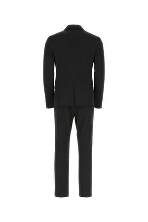 PRADA Black Stretch Polyester Suit