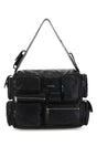 BALENCIAGA Large Leather Shoulder Handbag - 42 cm x 29 cm x 19 cm