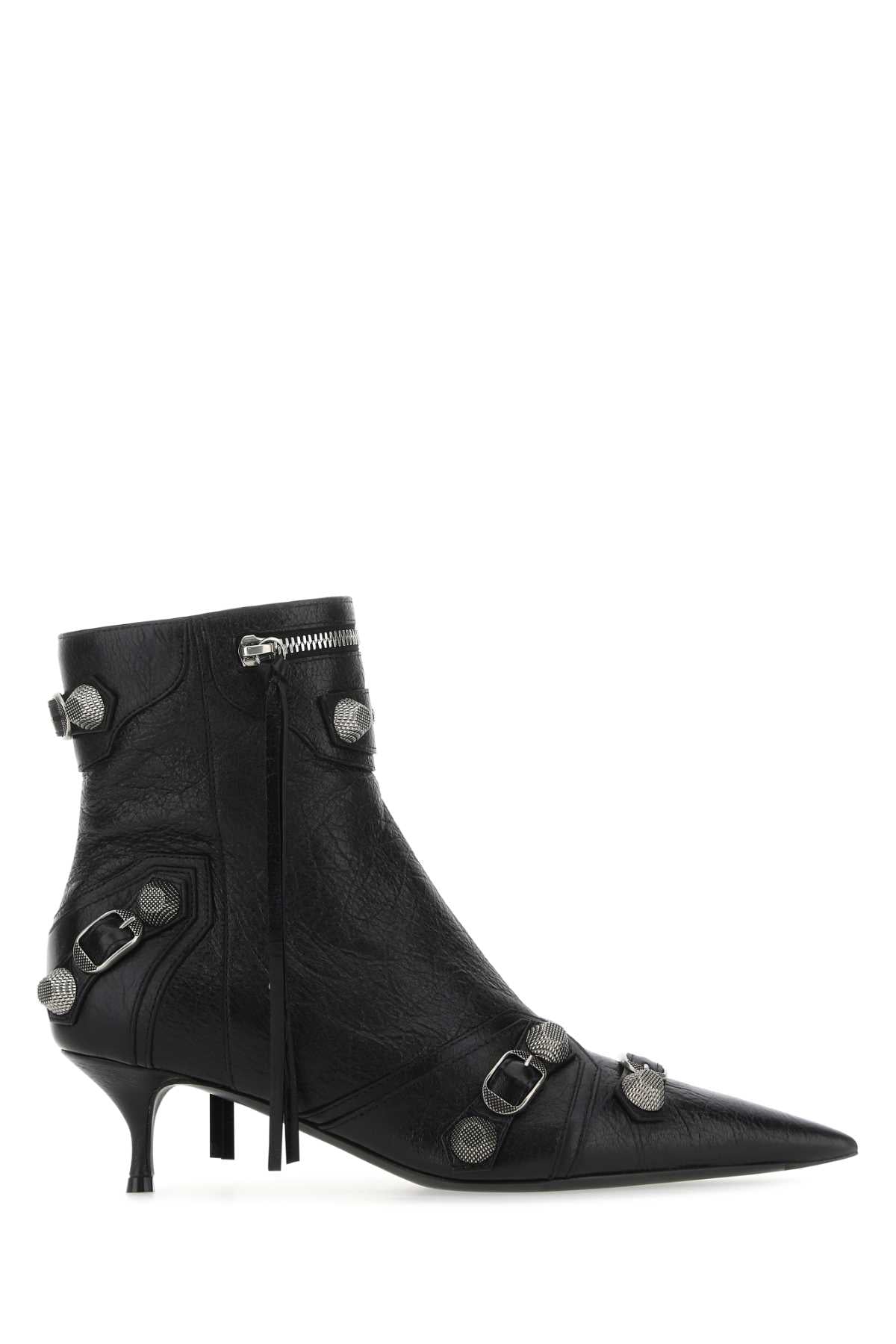 BALENCIAGA Cagole Mini Ankle Boots with 5 cm Heel Height