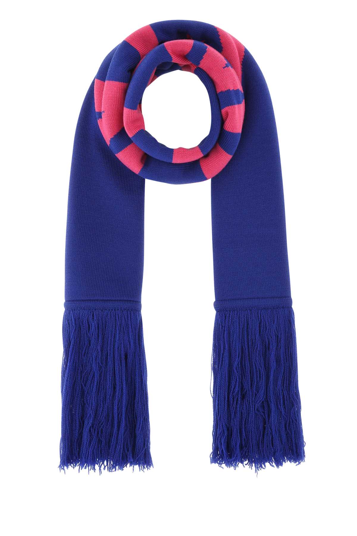 VETEMENTS Embroidered Wool Scarf - 180 cm x 21 cm