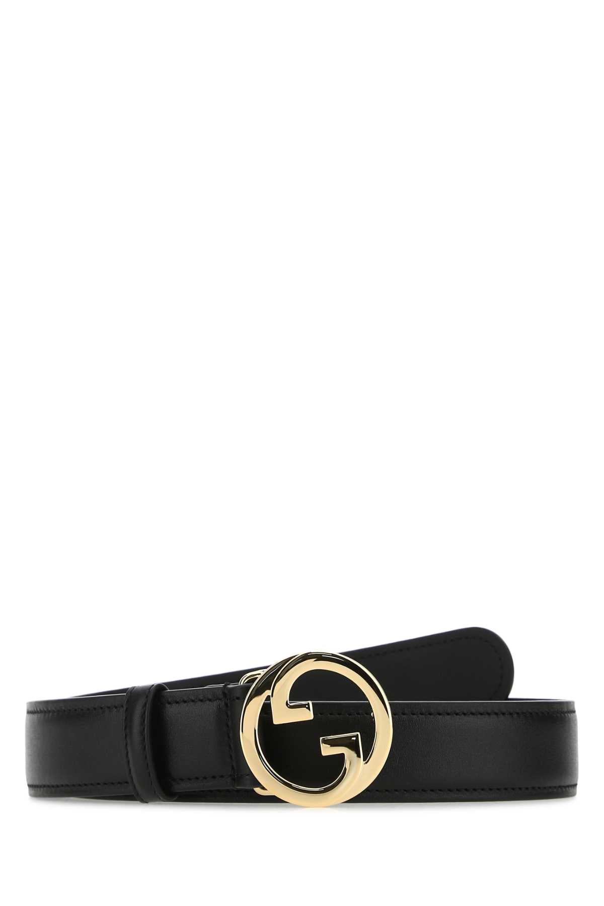 GUCCI Elegant Leather Belt - 3 cm Height