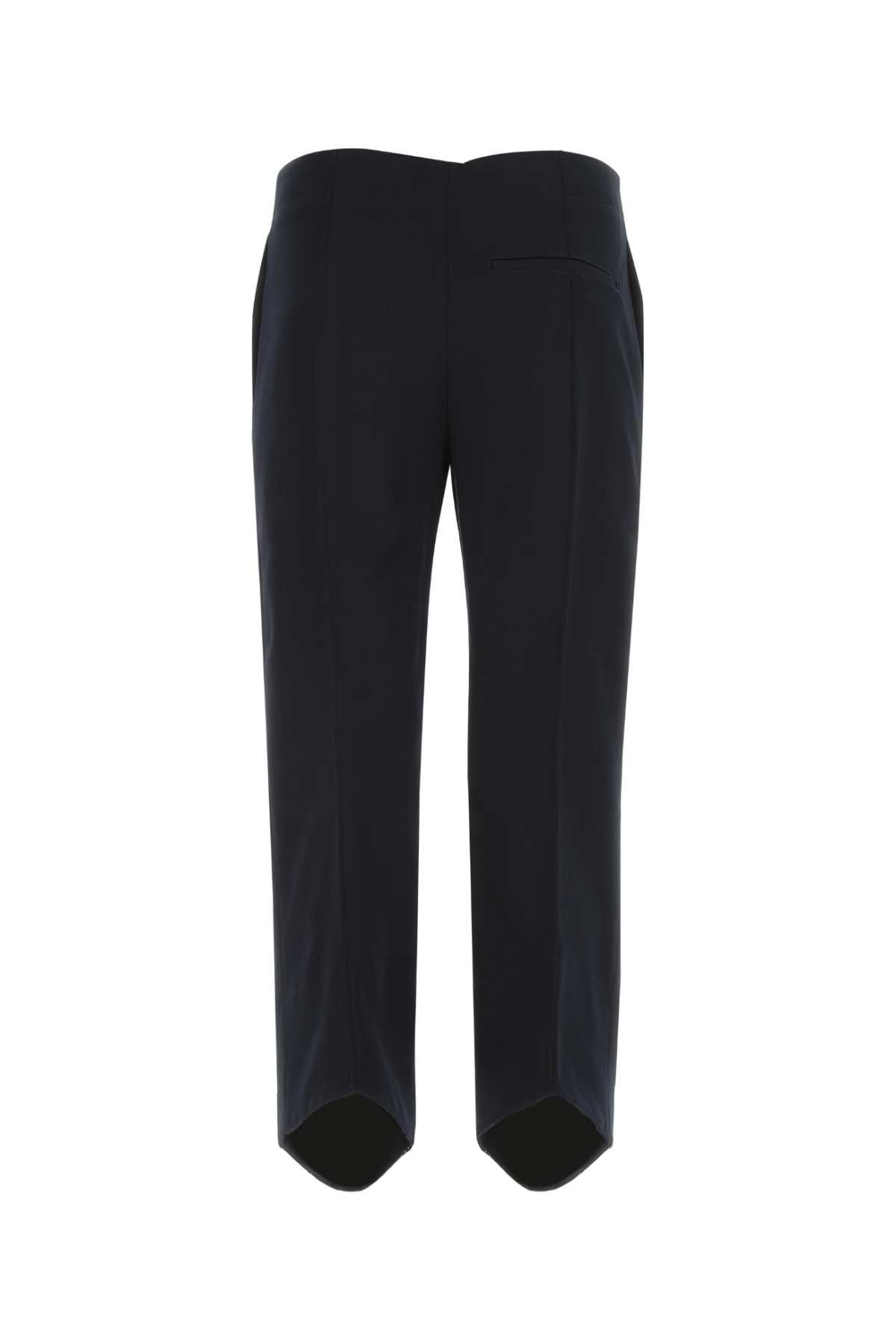 BOTTEGA VENETA Midnight Blue Cropped Cut Pants for Women