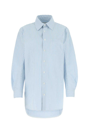 BOTTEGA VENETA Embroidered Cotton Oversize Shirt