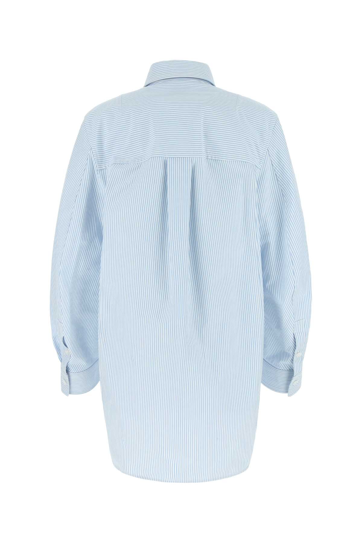 BOTTEGA VENETA Embroidered Cotton Oversize Shirt