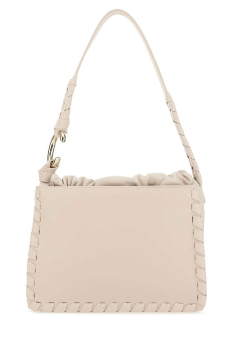 CHLOE Powder Pink Mini Leather Mate Shoulder Handbag