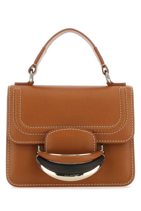 CHLOE Mini Caramel Leather Handbag