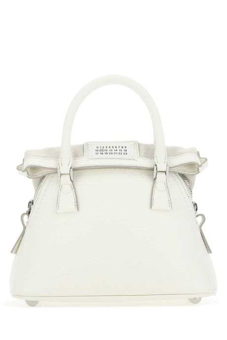 MAISON MARGIELA Mini Ivory Leather Micro Handbag