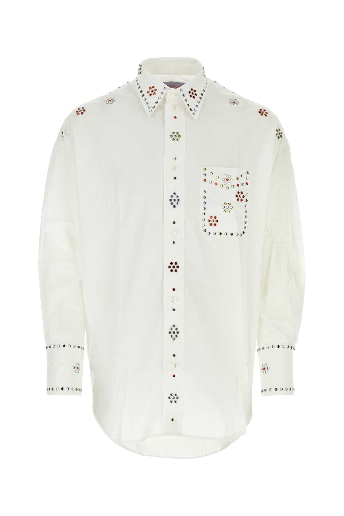 BLUEMARBLE Classic White Poplin Shirt for Men