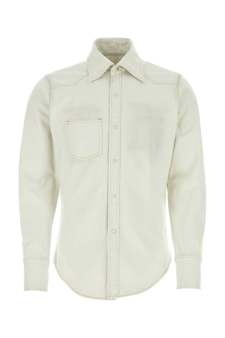 MAISON MARGIELA Ice Denim Shirt for Men - 2024 Style