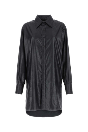 MAISON MARGIELA Oversized Black Fabric Shirt for Women