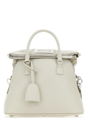 MAISON MARGIELA Chalk Leather Mini Handbag - Effortless Elegance