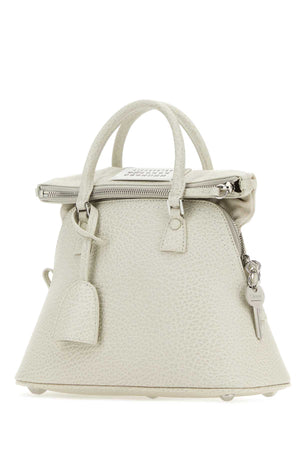 MAISON MARGIELA Chalk Leather Mini Handbag - Effortless Elegance