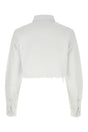 RAF SIMONS Classic White Denim Shirt for Women