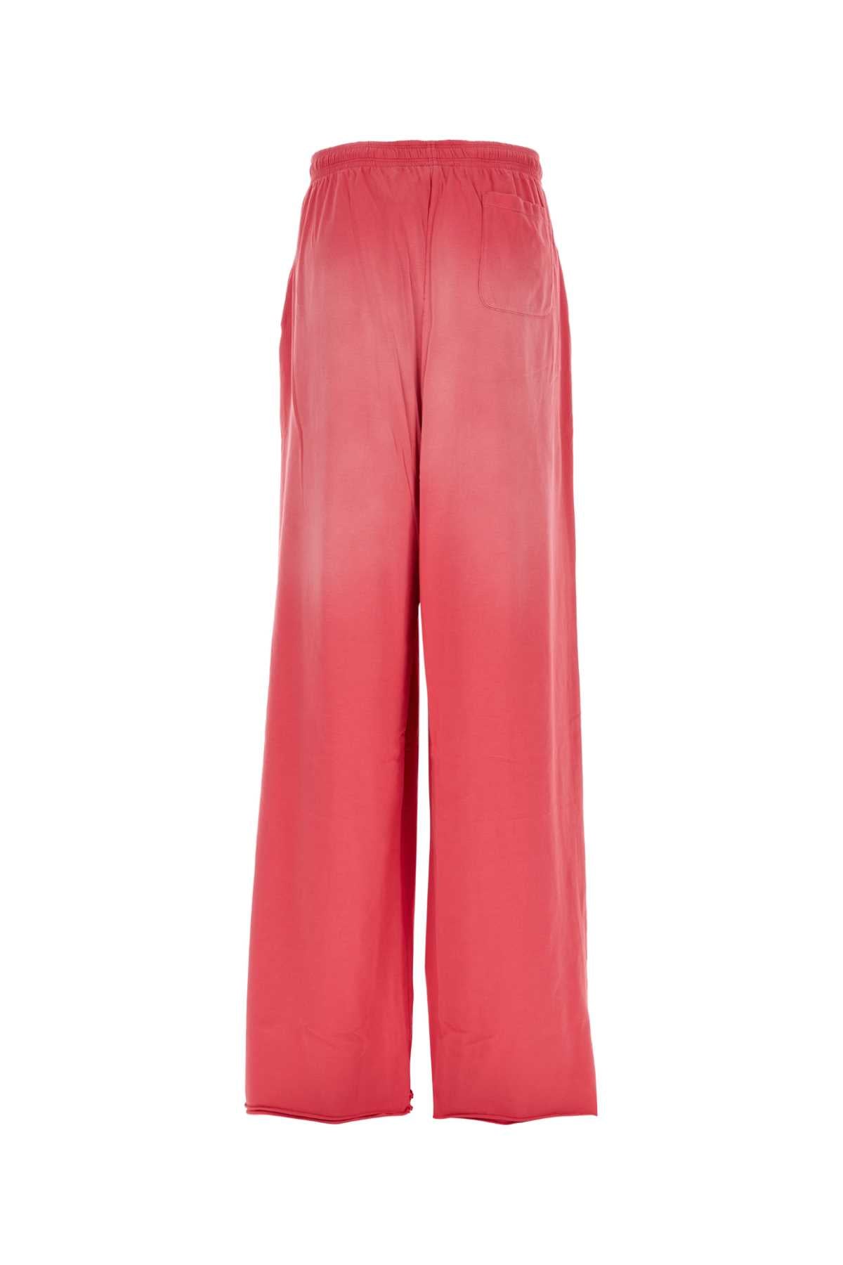 VETEMENTS Cozy Pink Cotton Joggers for Men