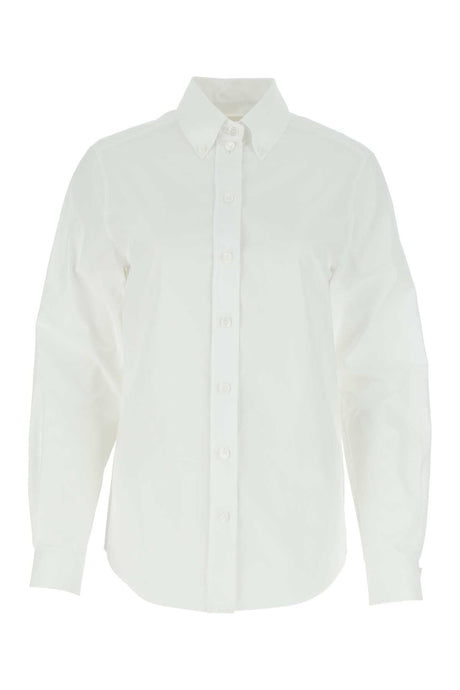 GIVENCHY Chic White Cotton Poplin Shirt for Women