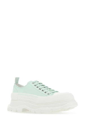 ALEXANDER MCQUEEN Leather Tread Slick Sneakers