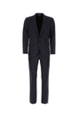 DOLCE & GABBANA Navy Blue Light Wool Martini Suit