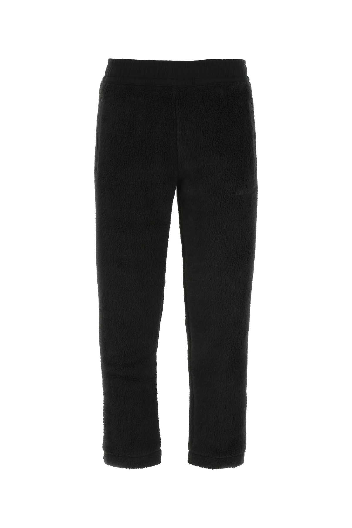 BURBERRY Luxurious Black Pile Joggers