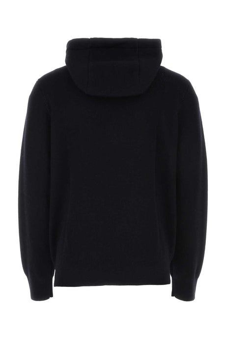 BURBERRY Men's Cozy Cotton Blend Sweatshirt - Midnight Blue