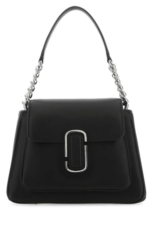 MARC JACOBS Chic Black Leather Mini J Marc Shoulder Handbag