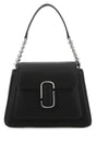 MARC JACOBS Chic Black Leather Mini J Marc Shoulder Handbag