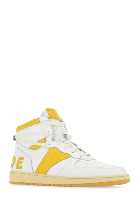 RHUDE Two-tone Leather Rhecess Sneaker for Men