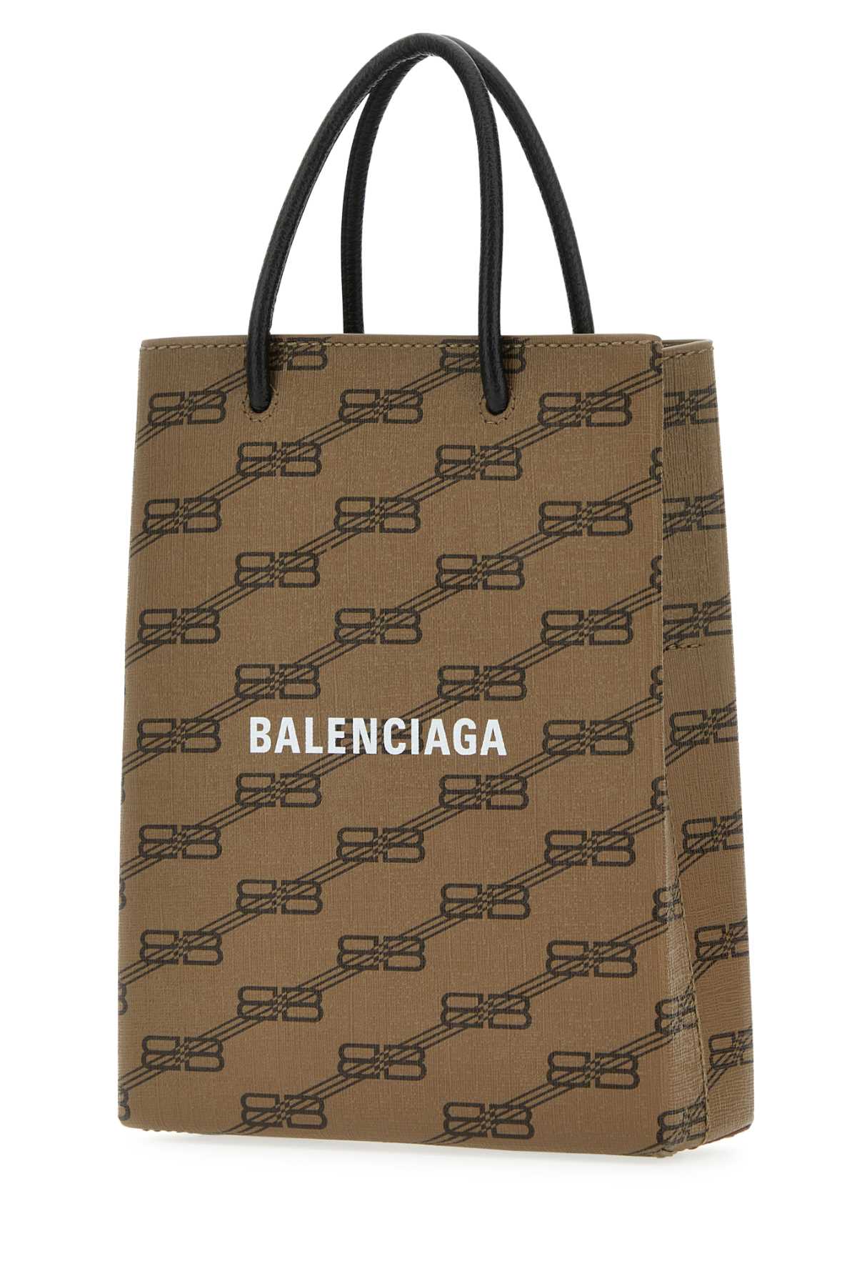 BALENCIAGA Mini Printed Canvas Phone Case - Spacious and Stylish