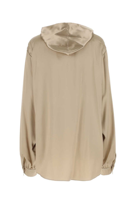 BALENCIAGA Oversized Satin Shirt for Women