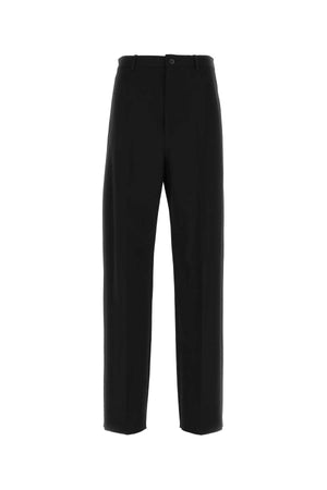 BALENCIAGA Wide-Leg Twill Pants