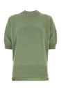 JIL SANDER Pastel Green Wool Sweater for Women