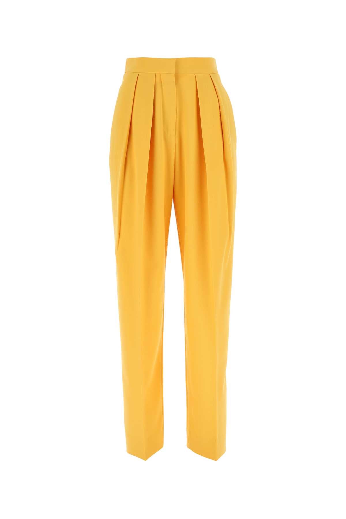 STELLA McCARTNEY Chic Yellow Polyester Blend Pant