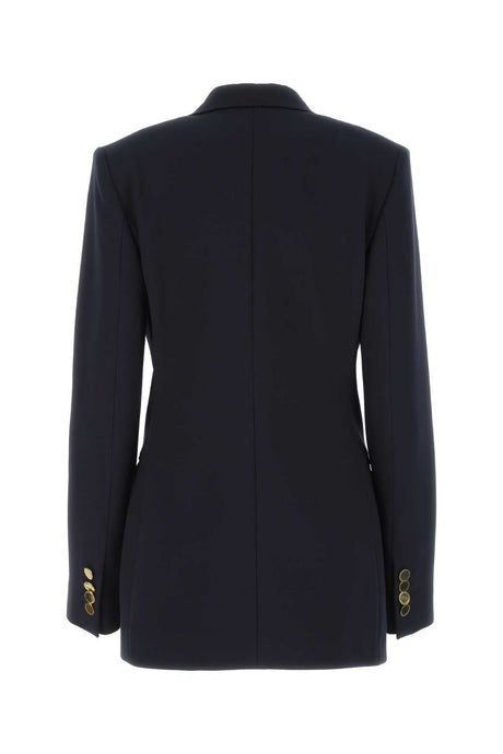 STELLA McCARTNEY Elegant Navy Blue Polyester Blend Blazer for Women