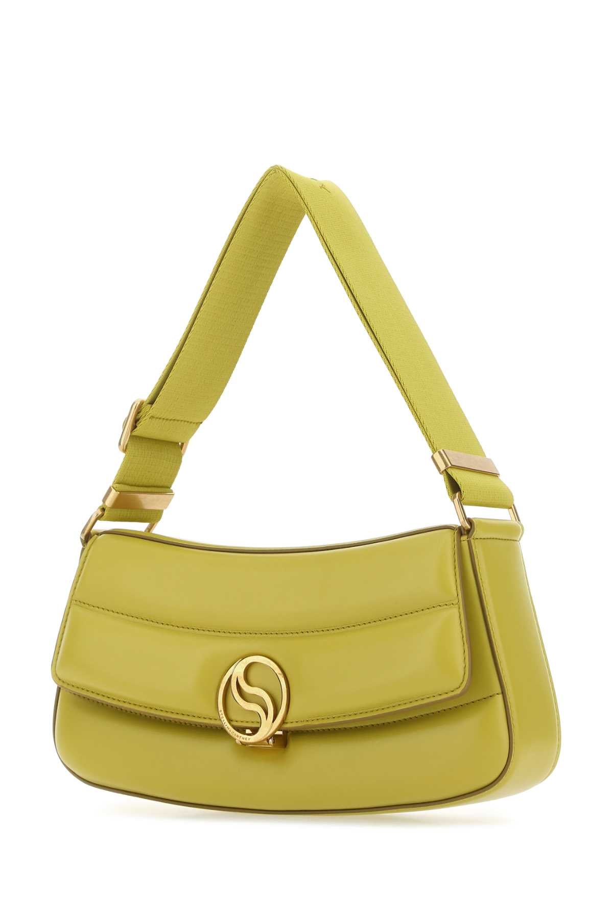 STELLA McCARTNEY Mini Acid Green Alter Mat Shoulder Handbag