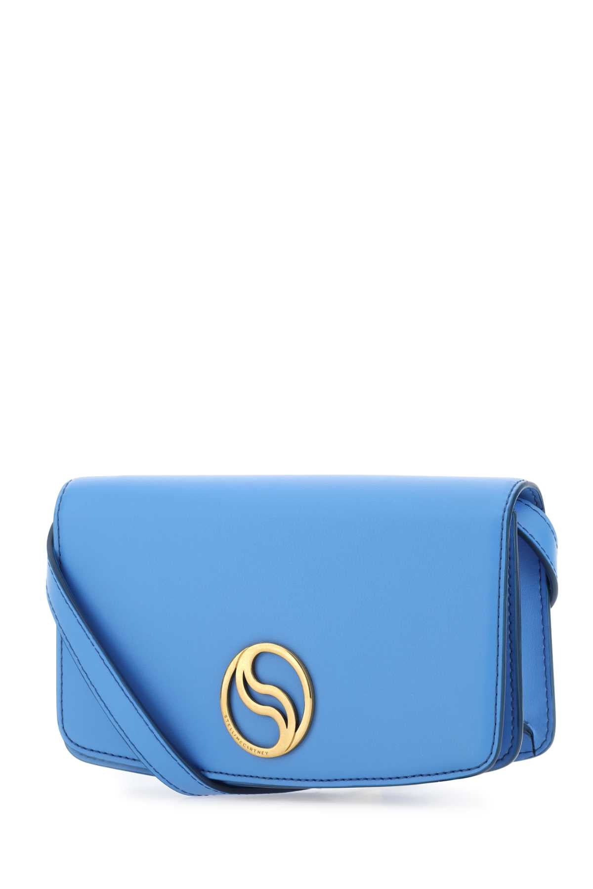 STELLA McCARTNEY Mini Light Blue Alter Mat S-Wave Clutch