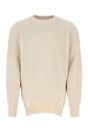 JIL SANDER Ivory Cotton and Wool Sweater for Men