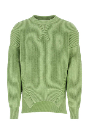 JIL SANDER Cotton and Wool Blend Sweater