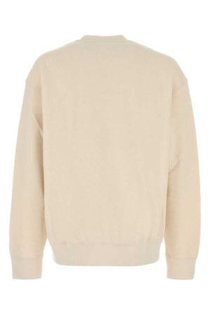 JIL SANDER Melange Cream Cotton Sweatshirt for Men