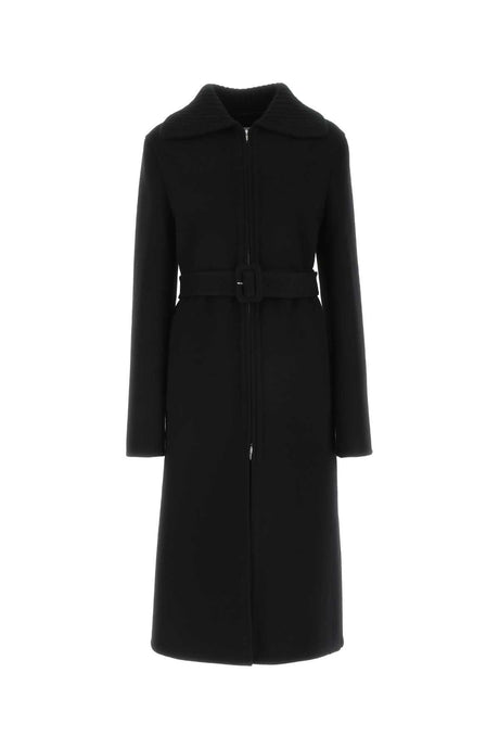 JIL SANDER Elegant Wool Blend Jacket for Women - Black