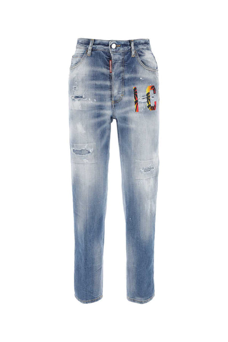 DSQUARED Stretch Denim Sunset Boston Jeans for Women