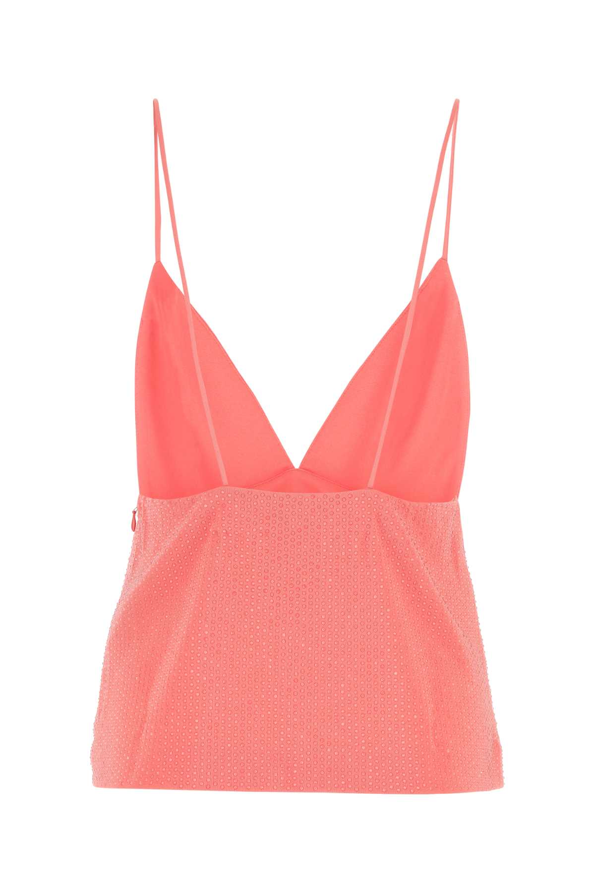 DSQUARED Chic Salmon Viscose Top