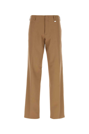 FENDI Classic Brown Wool Blend Pants for Men