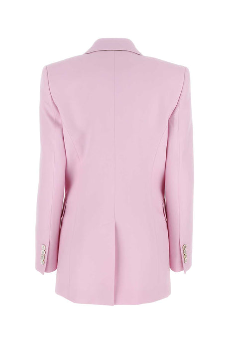 ALEXANDER MCQUEEN Pastel Pink Wool Blazer for Women