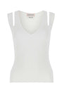 ALEXANDER MCQUEEN Chic White Viscose Blend Women's Top