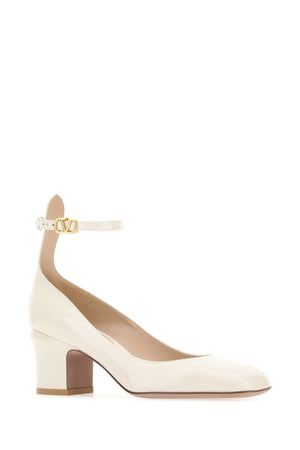 VALENTINO GARAVANI Ivory Leather Tan-go Pumps - 6 cm Heel Height