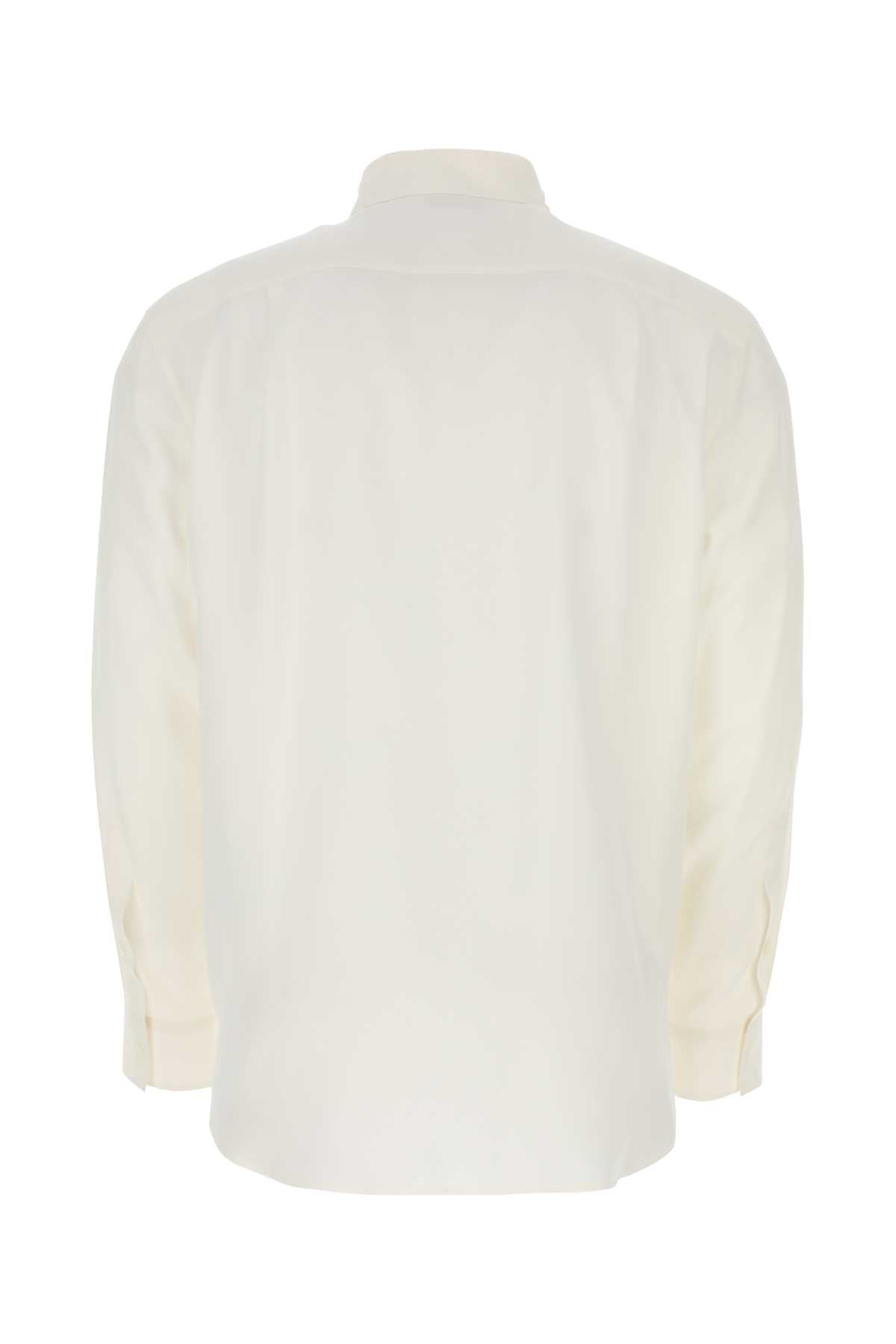 VALENTINO GARAVANI Ivory Silk Shirt for Men