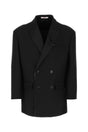 VALENTINO GARAVANI Classic Black Wool Blend Blazer for Men